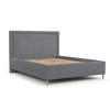 POLSTERBETT Vega 140/200 cm Grau im Neve Stoff - Naturfarben/Grau, Holz/Holzwerkstoff (140/200cm) - AltaBeds