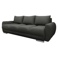 SCHLAFSOFA Logo 3 - Anthrazit/Silberfarben, Holz/Kunststoff (234/89/97cm) - MIRJAN24