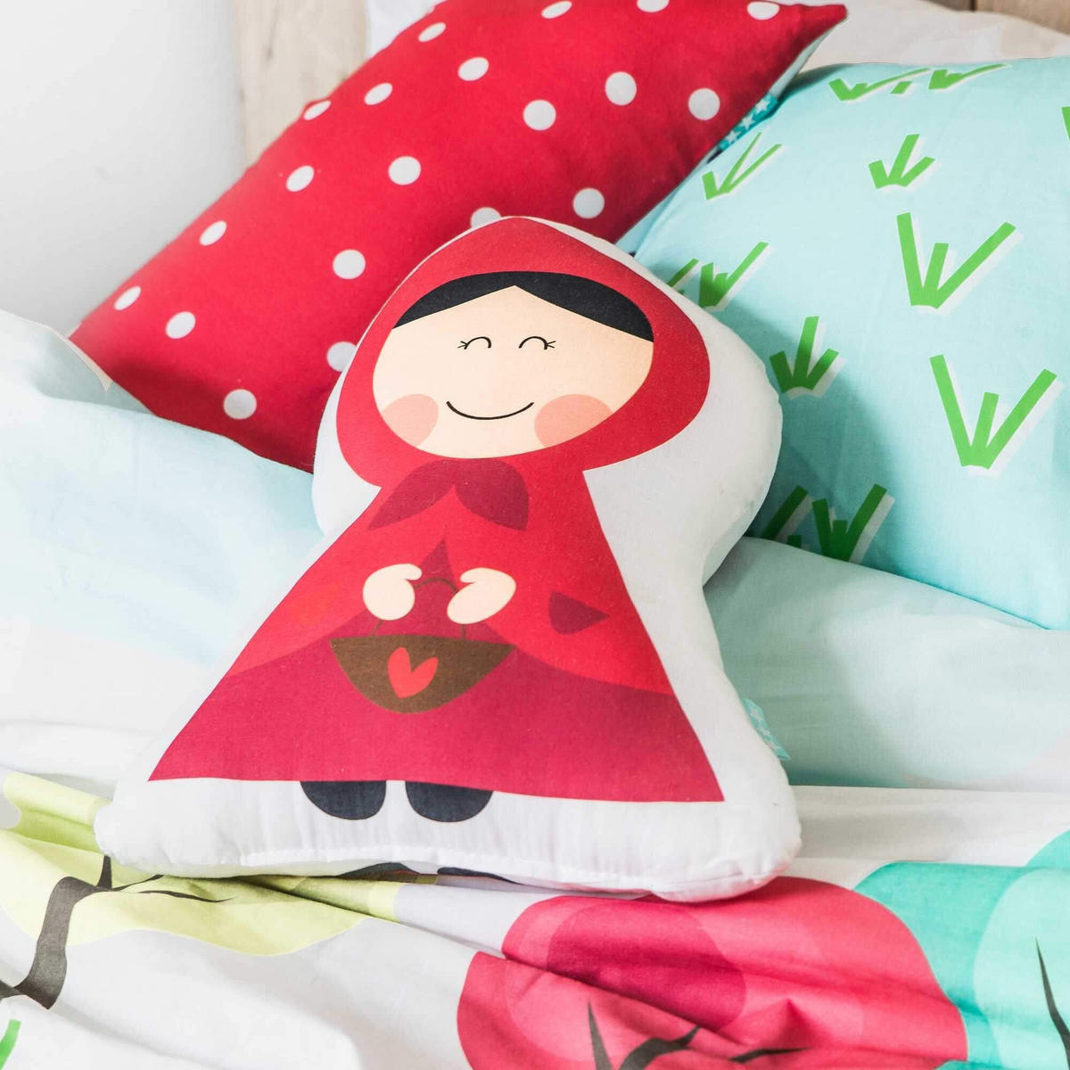 KISSEN grandma 40x30 cm mehrfarbig - Multicolor, Textil (40/30cm) - Happy Friday