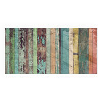 GLASPLATTE für Kamin 120x60 cm - Türkis, Glas (120/60/0.4cm) - TULUP