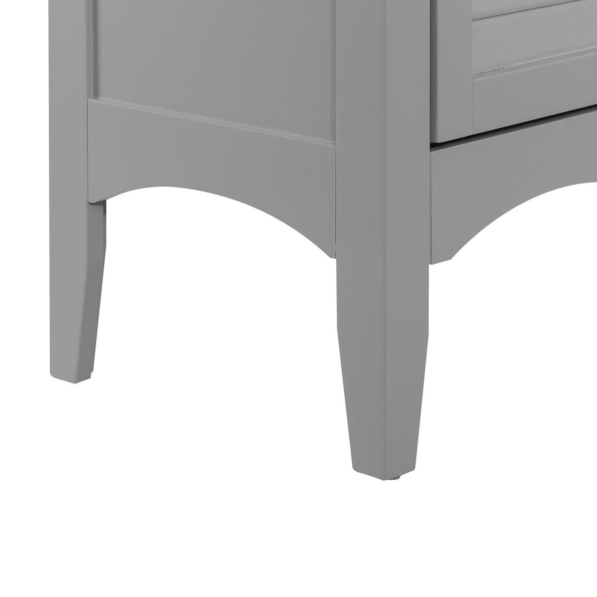 HOCHSCHRANK Grau - Grau, Holzwerkstoff (38.1/160/33cm) - Teamson Home
