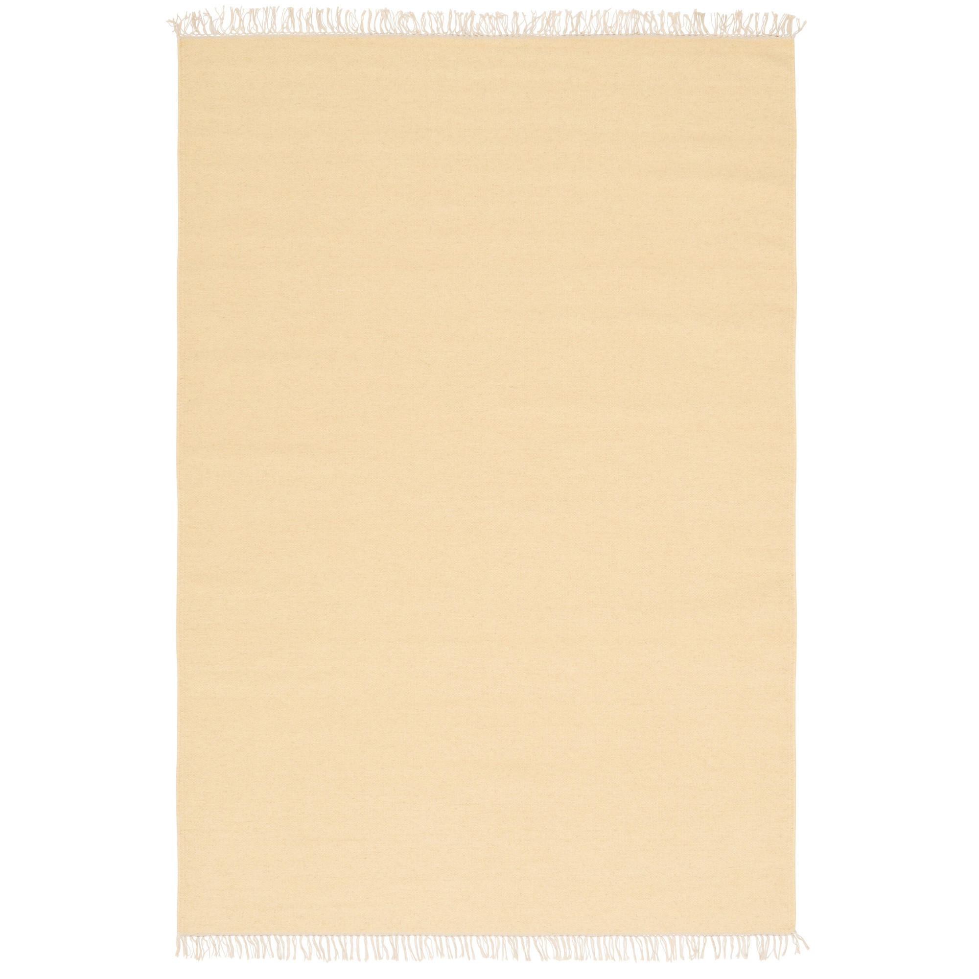 WOLLE NATUR TEPPICH KELIM MILA - Creme, Textil (90/160cm) - Pergamon