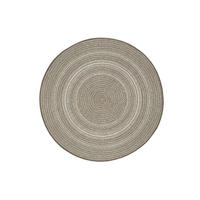 OUTDOORTEPPICH Taupe Silvana 120Ø cm - Taupe, Textil (120/120cm) - Atticgo