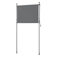 AUSSENROLLO Cimarra - Dunkelgrau, Textil/Metall (150/270cm) - pro.tec