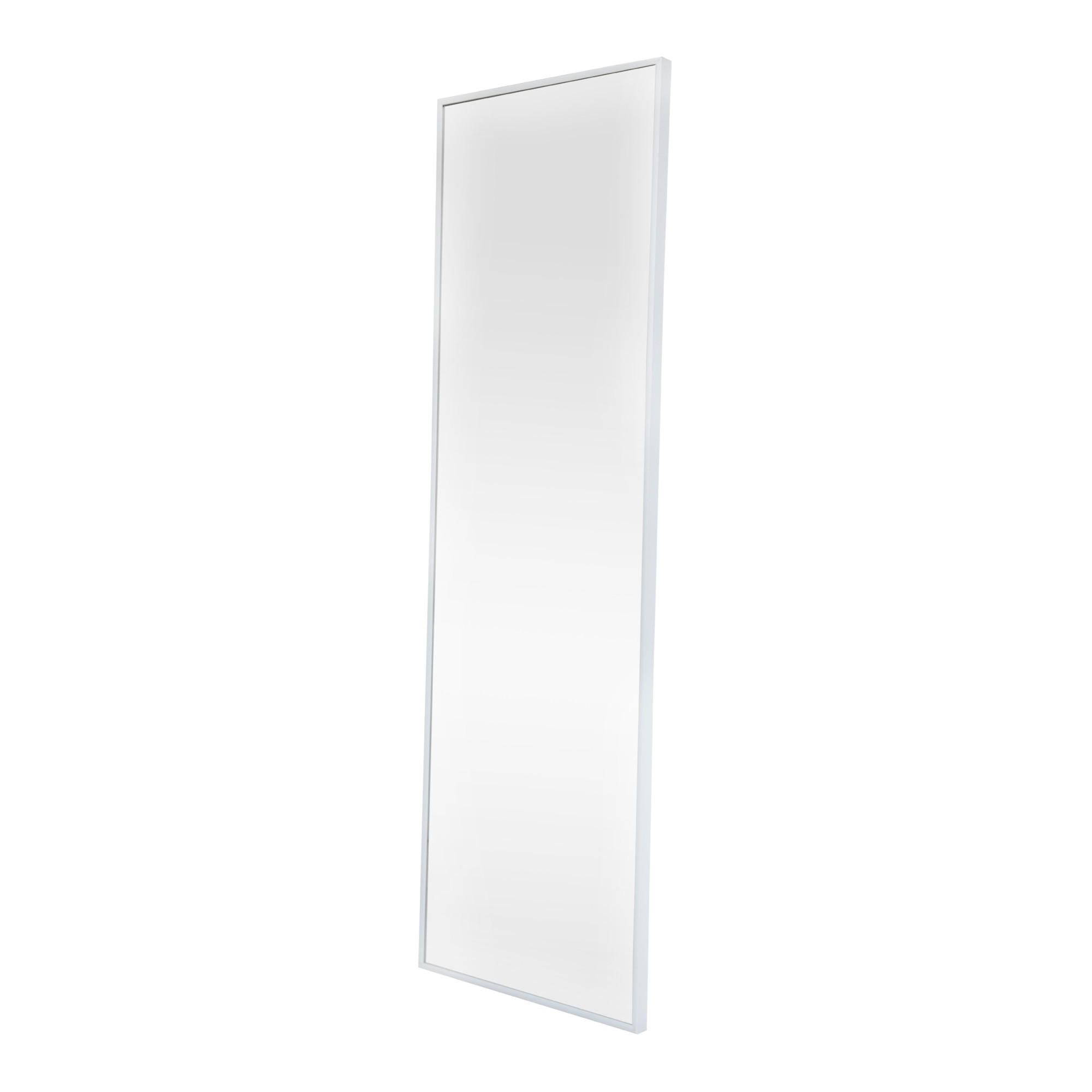 TÜRSPIEGEL Lesina - Weiß, Metall (37/120/2cm) - [en.casa]