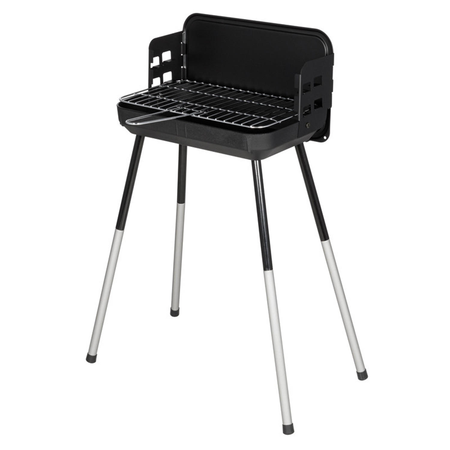 HOLZKOHLEGRILL Schwarz - Schwarz, Metall (33/74/56cm)