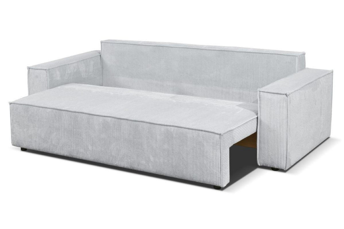 SOFA Passio III 250 x 105 cm, mit Schlaffunktion und Bettkasten, grau - Grau, Kunststoff (250/98/105cm) - Margaret Hadas24