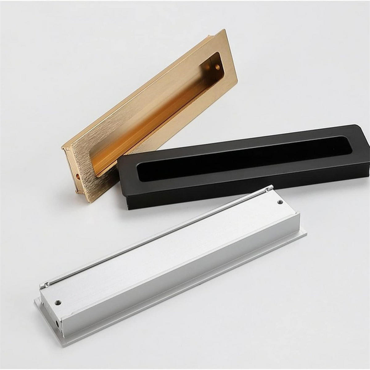 MÖBELGRIFF Schwarz 2er-Set - Schwarz, Metall (3.4/16.9/16.9cm)