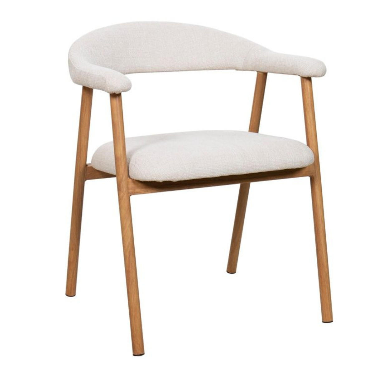 ESSZIMMERSTUHL 2er Set 2er-Set aus Stoff, beige/natur - Braun, Textil (56/76/54cm) - Giga Meubel