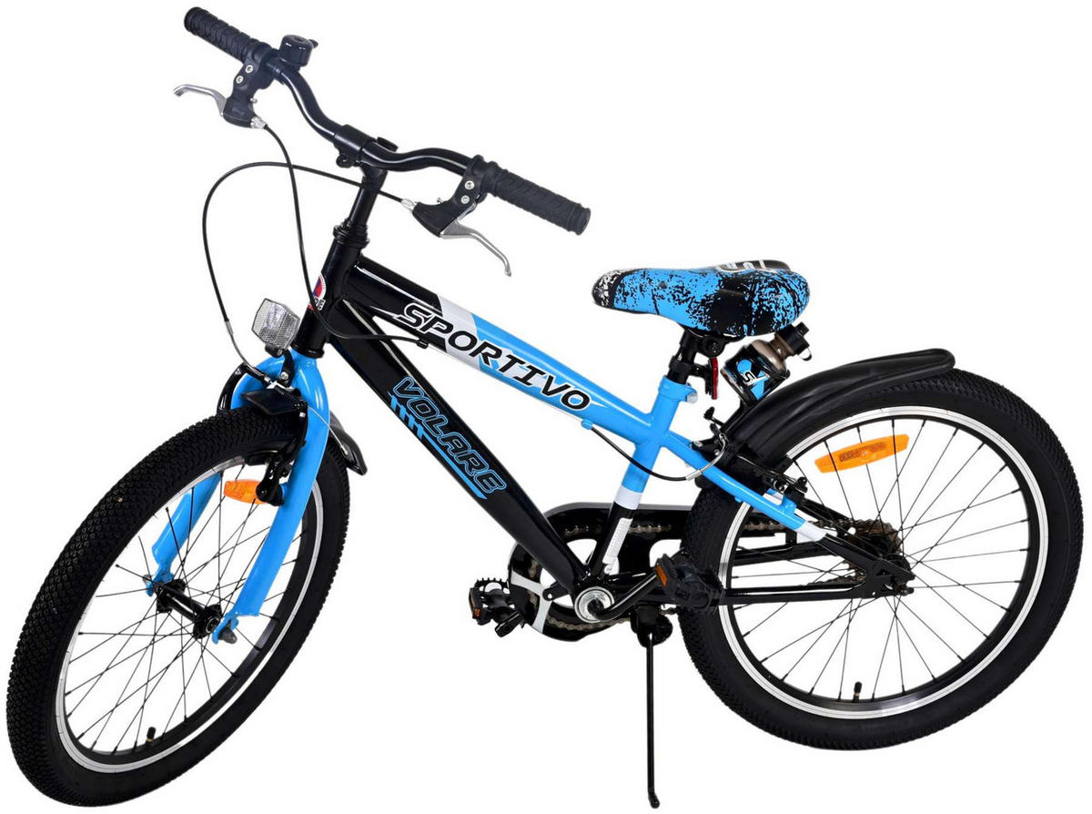 KINDERFAHRRAD Sportivo - Jungen - 20 Zoll - 2 Handbremsen - Blau - Blau, Metall (60cm) - TPFSports