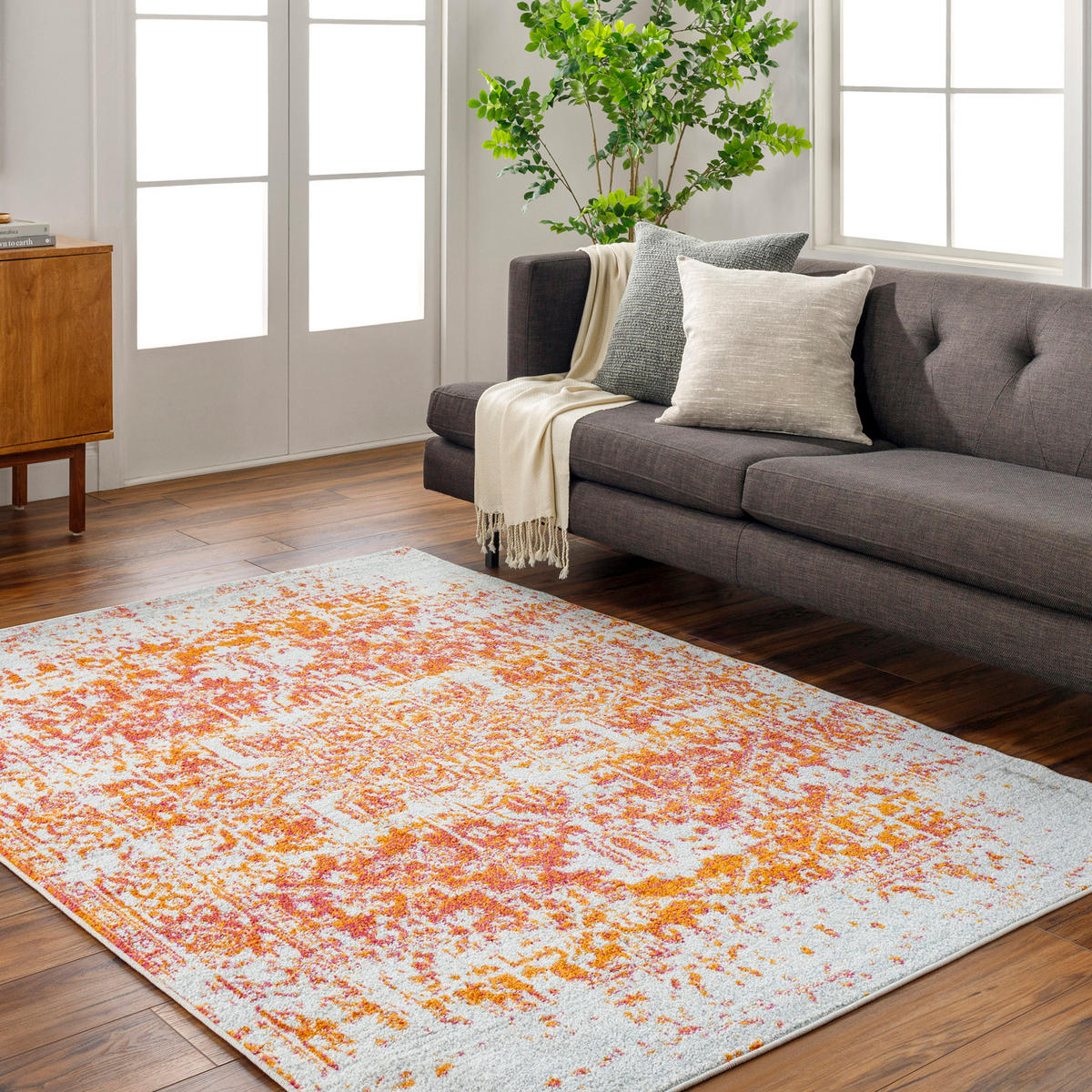 VINTAGE-TEPPICH Juliette 160/220 cm Orange - Orange, Textil (160/220cm) - LIVABLISS