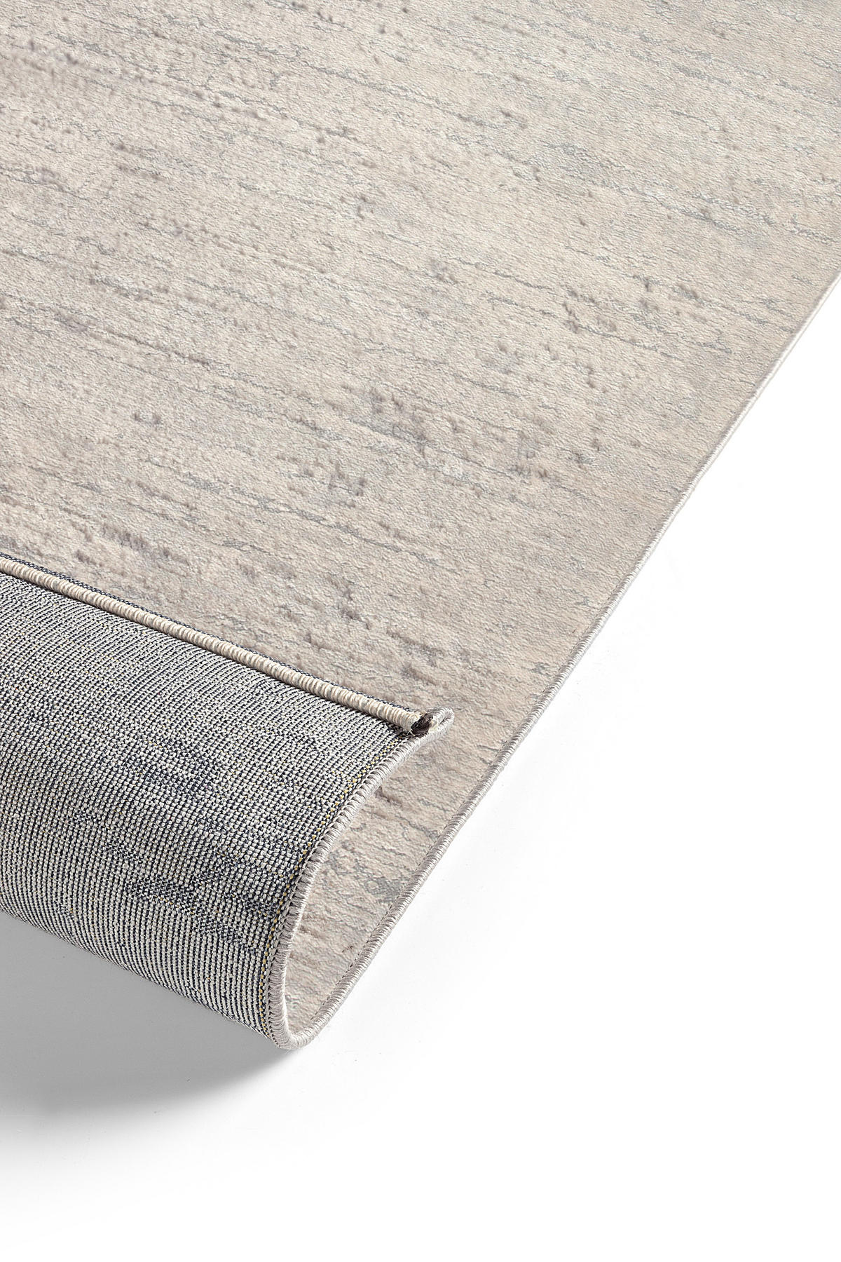 GLANZEFFEKT-TEPPICH Hellgrau 80x300 cm - Hellgrau, Textil (80/300cm) - Tesso Living