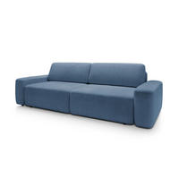 SOFA BOULI Blau 257x105x82 cm - Blau, Textil (257/82/105cm) - FURNLUX