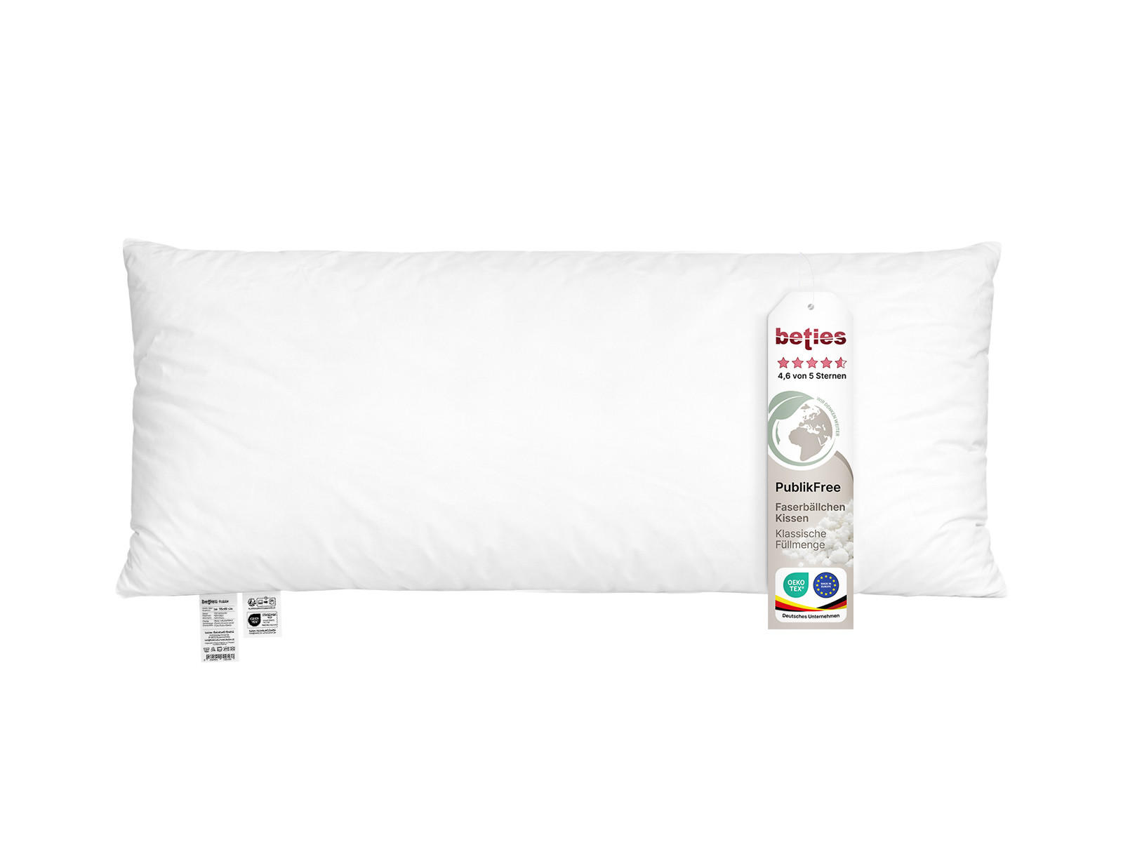 KISSENFÜLLUNG PublikFree Faserbällchen 30/70 cm - Weiß, Naturmaterialien/Kunststoff (30/70cm) - beties Heimtextil