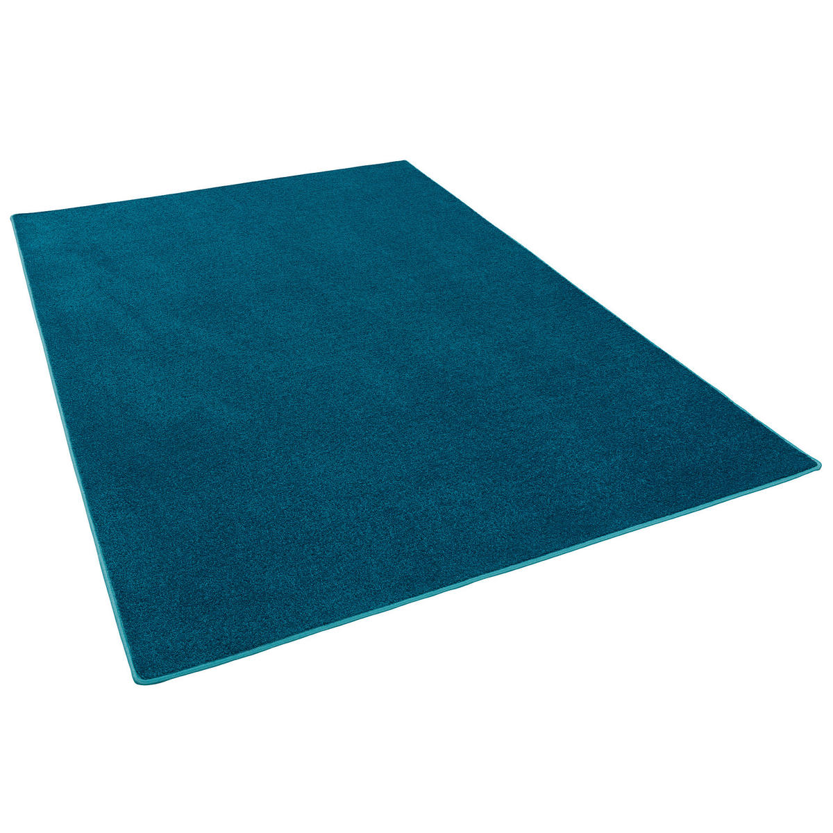 HOCHFLOR VELOURS TEPPICH LUNA - Petrol, Textil (100/400cm) - Snapstyle