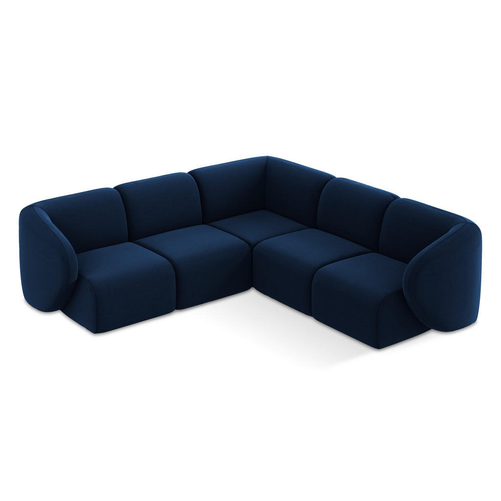 Thumbnail - Makamii Ecksofa, Türkis, Textil, Holzwerkstoff, 4-Sitzer, 251x251 cm, Hergestellt in Europa, Oeko-Tex®, Wohnzimmer, Sofa...