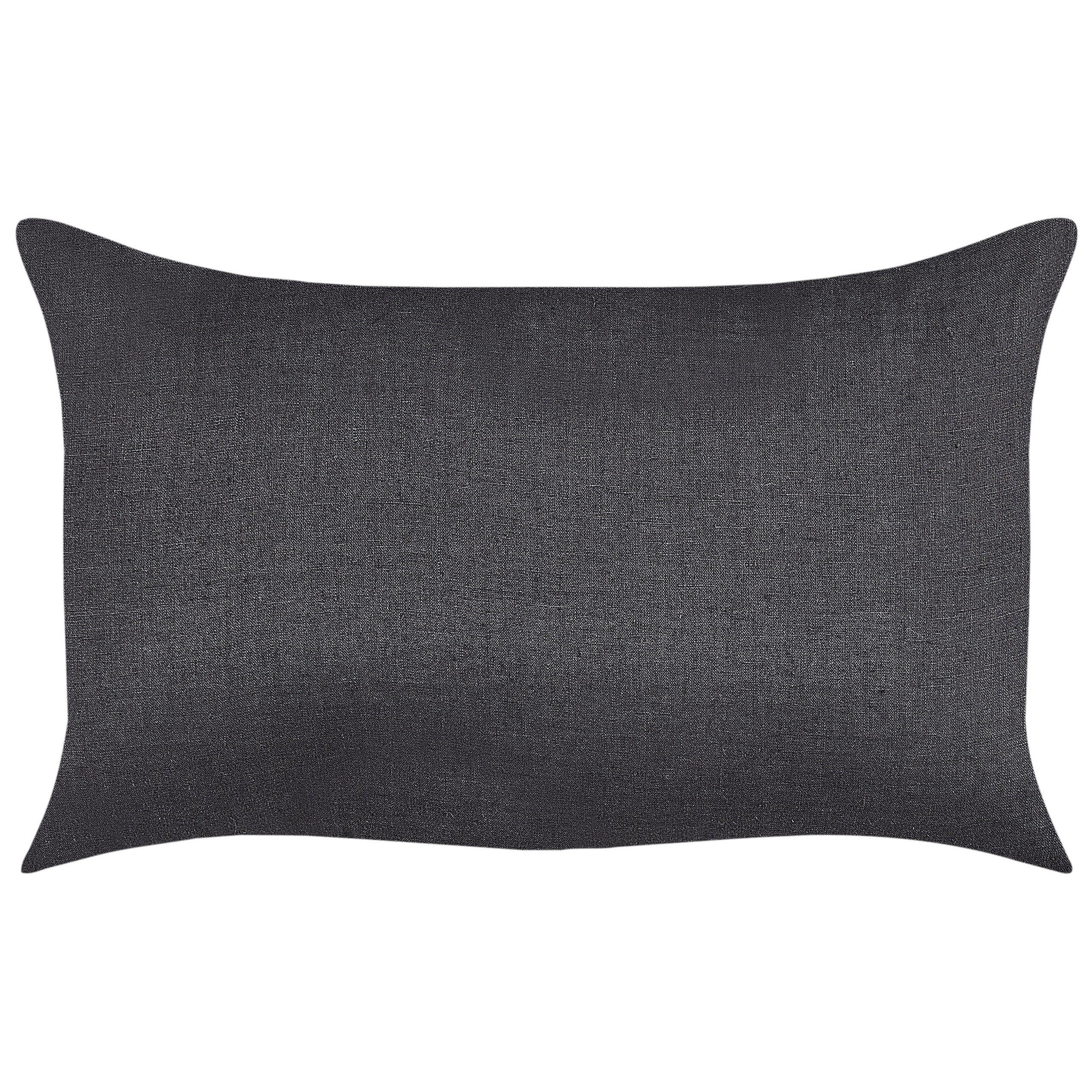 DEKOKISSEN 2er-Set Schwarz 30/50 cm Banori - Schwarz, Textil (50/30cm) - Beliani