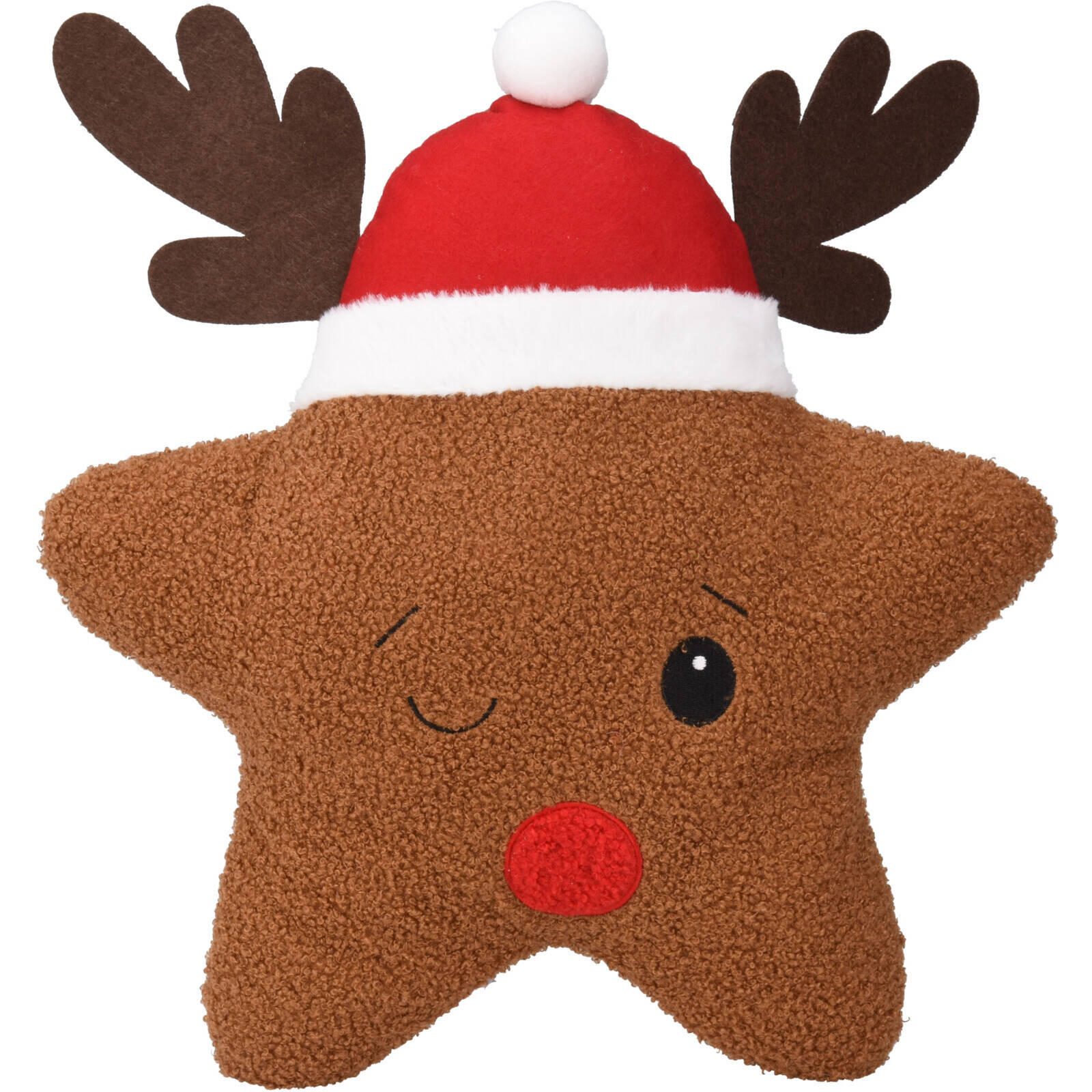WEIHNACHTSKISSEN Dekorativ 43 cm - Braun, Textil (38cm) - Home Styling Collection