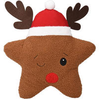 WEIHNACHTSKISSEN Dekorativ 43 cm - Braun, Textil (38cm) - Home Styling Collection