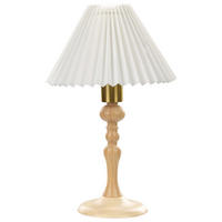TISCHLAMPE Cooks 24/24/39 cm - Weiß, Holz (24/24/39cm) - Beliani