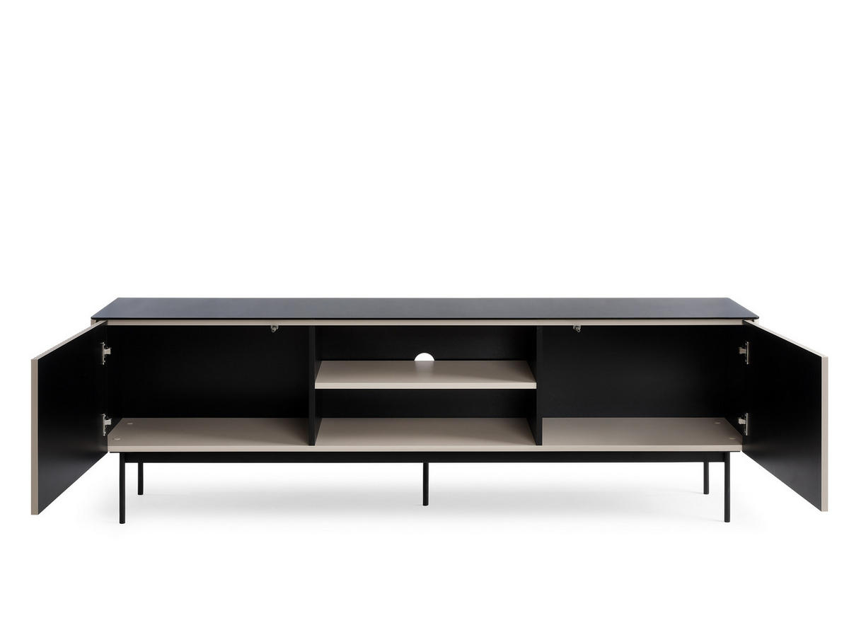 TV-SCHRANK: Kaschmir, 180 x 52 x 39 cm - Kaschmir, Holzwerkstoff (180/52/39cm) - 3XE LIVING