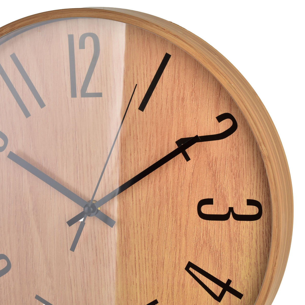 WANDUHR Ramsey Beige 34/4/34 cm Kunstoff - Beige, Kunststoff (34/34/4cm) - Mondex