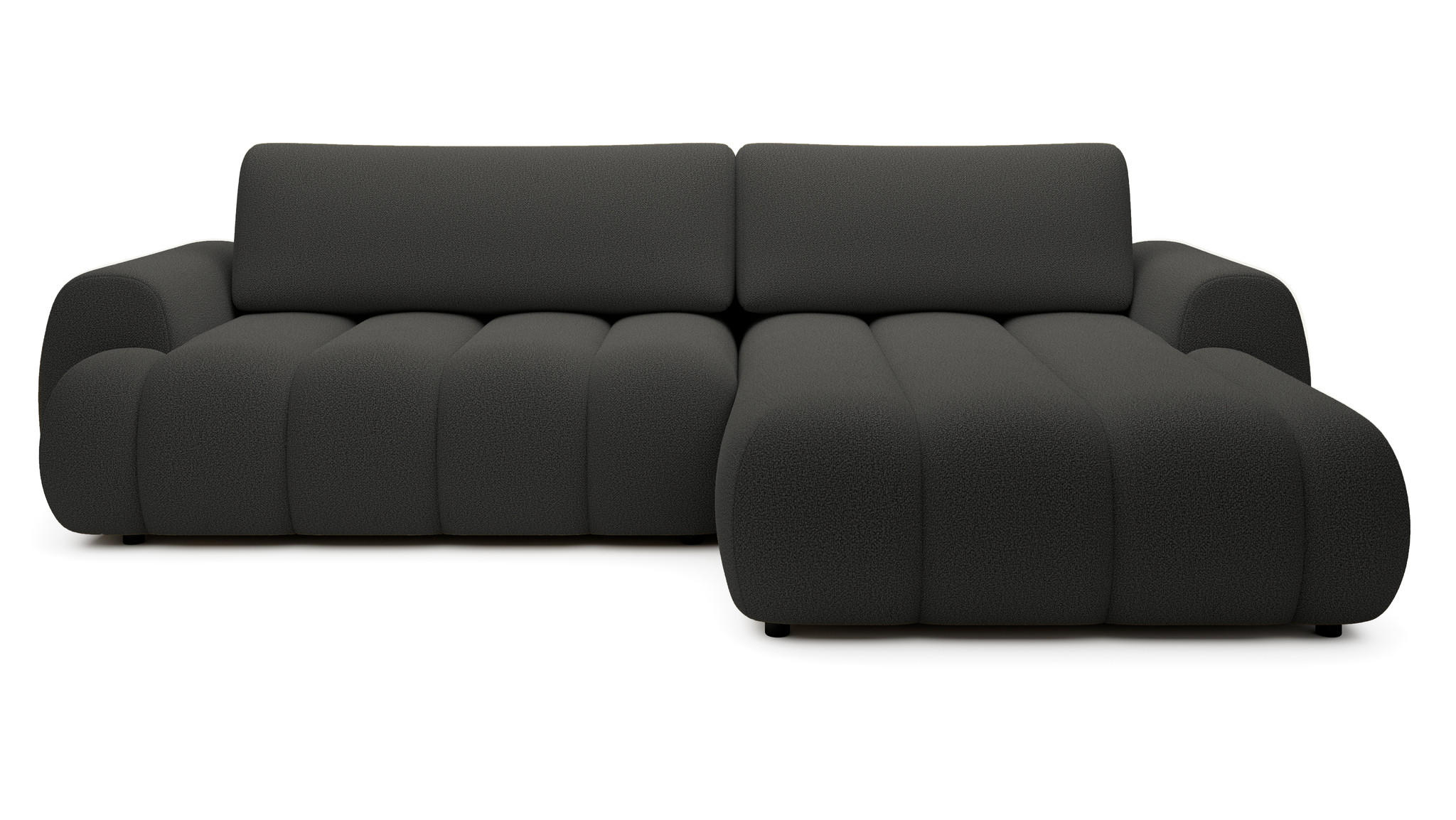 Emporius Ecksofa Dunkelgrau 272x168 cm