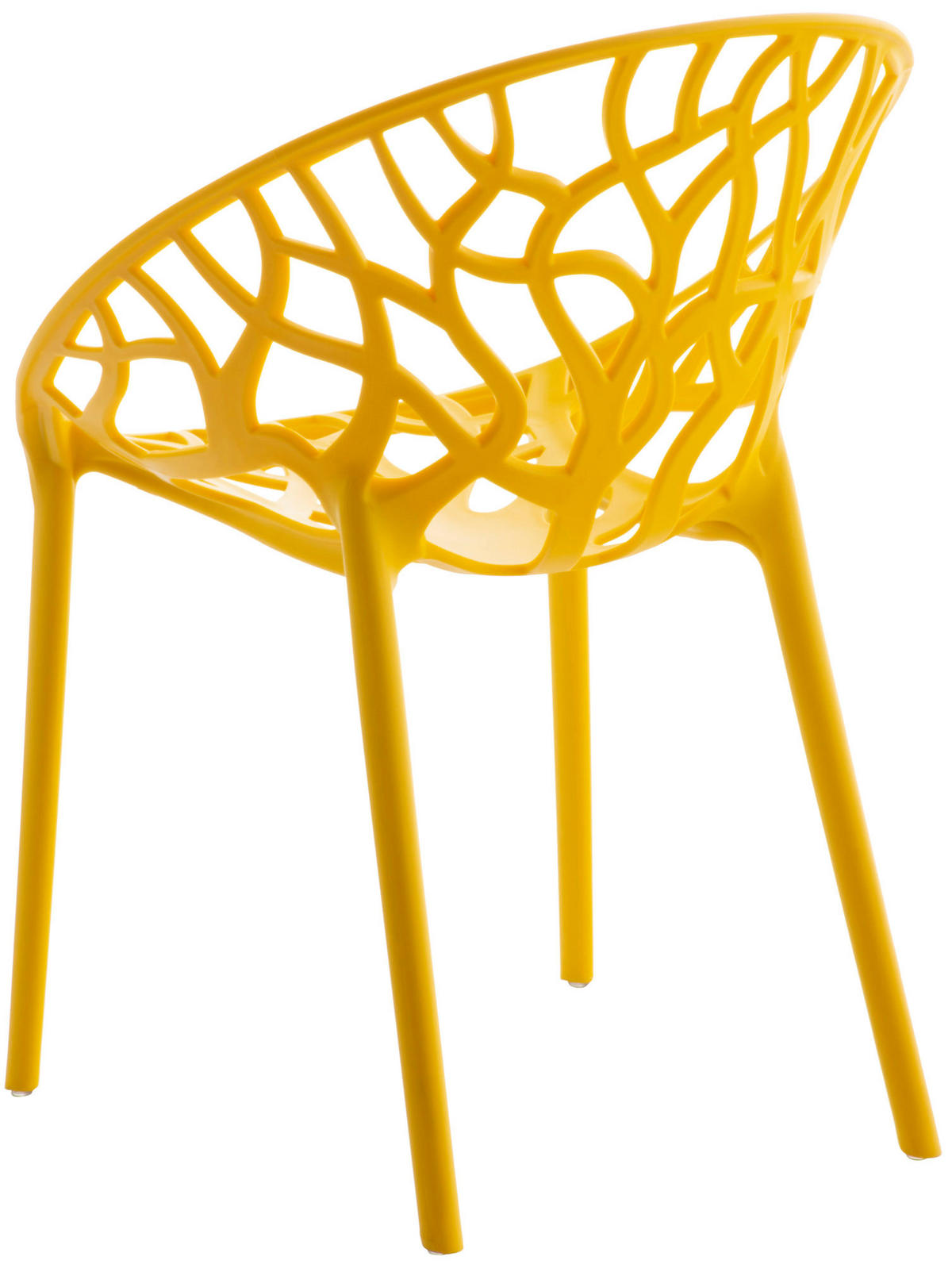 GARTENSTUHL Kunststoff gelb - Gelb, Kunststoff (59/80/60cm) - CLP