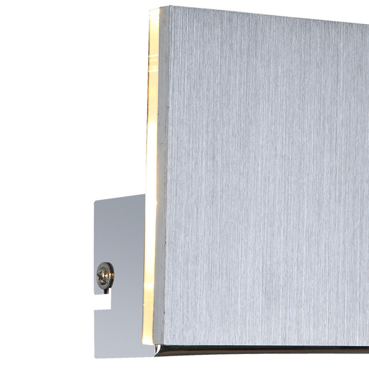 LED WANDLEUCHTE Linnea Chrom Silber - Silberfarben, Glas (15/10/8.8cm) - Globo Lighting