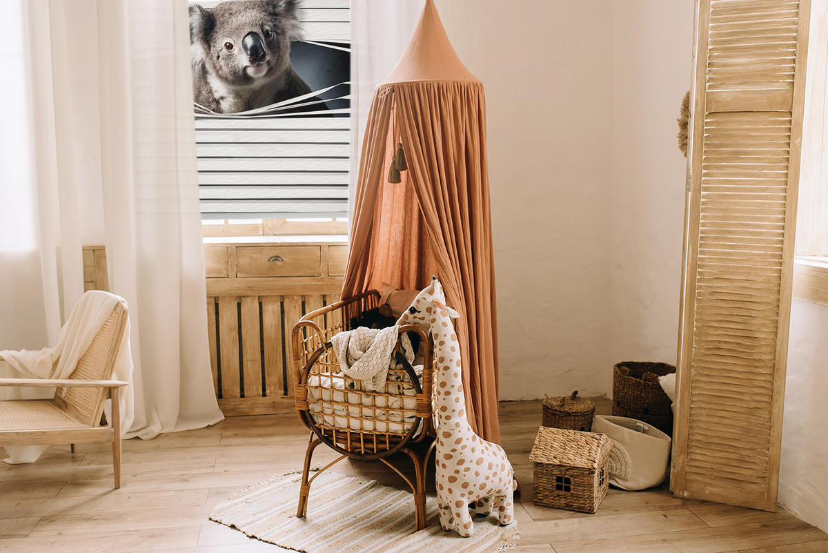 VNÚTORNÁ roleta - okenná roleta - roleta - 150x180 cm - Koala - sivá, plast (150/180/0.5cm) - TULUP