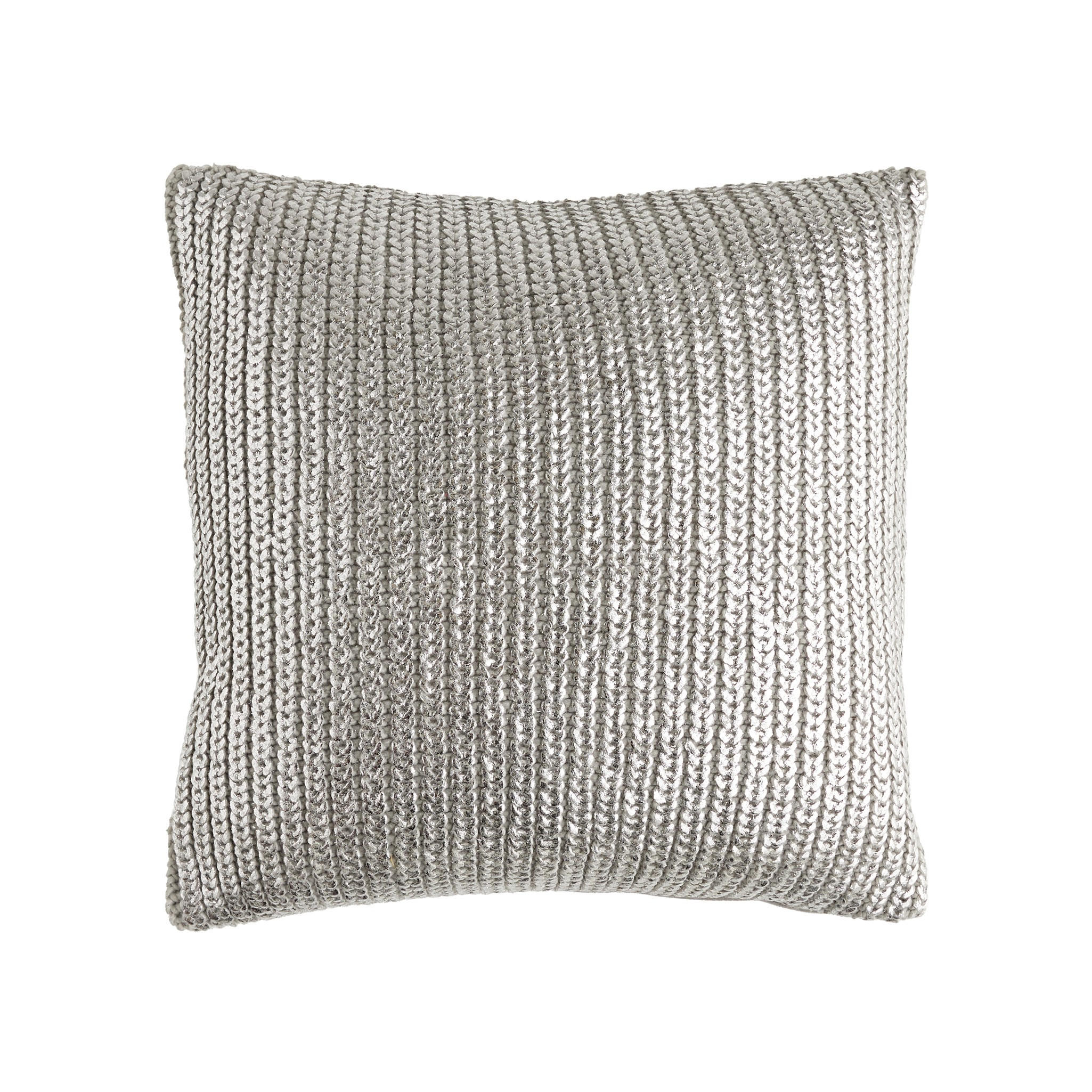 KISSENBEZUG Cardig - Hellgrau, Kunststoff (45/45cm) - home&you