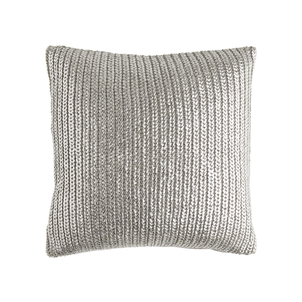 KISSENBEZUG Cardig - Hellgrau, Kunststoff (45/45cm) - home&you