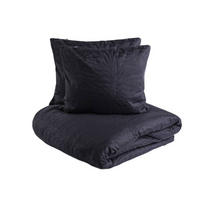 BETTWÄSCHE Lyra schwarz 160/200 cm - Schwarz, Textil (160/200cm) - Homla