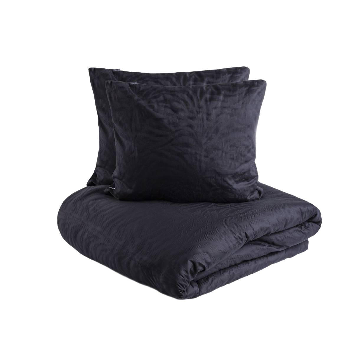BETTWÄSCHE Lyra schwarz 160/200 cm - Schwarz, Textil (160/200cm) - Homla
