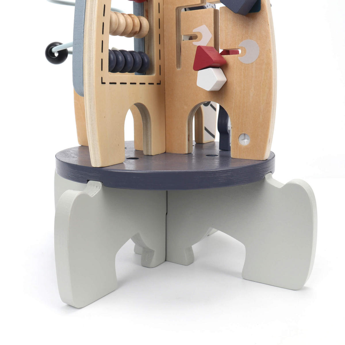 HOLZSPIELZEUG WELTRAUMRAKETE 22/22/30 cm - Multicolor, Holz (22/22cm)