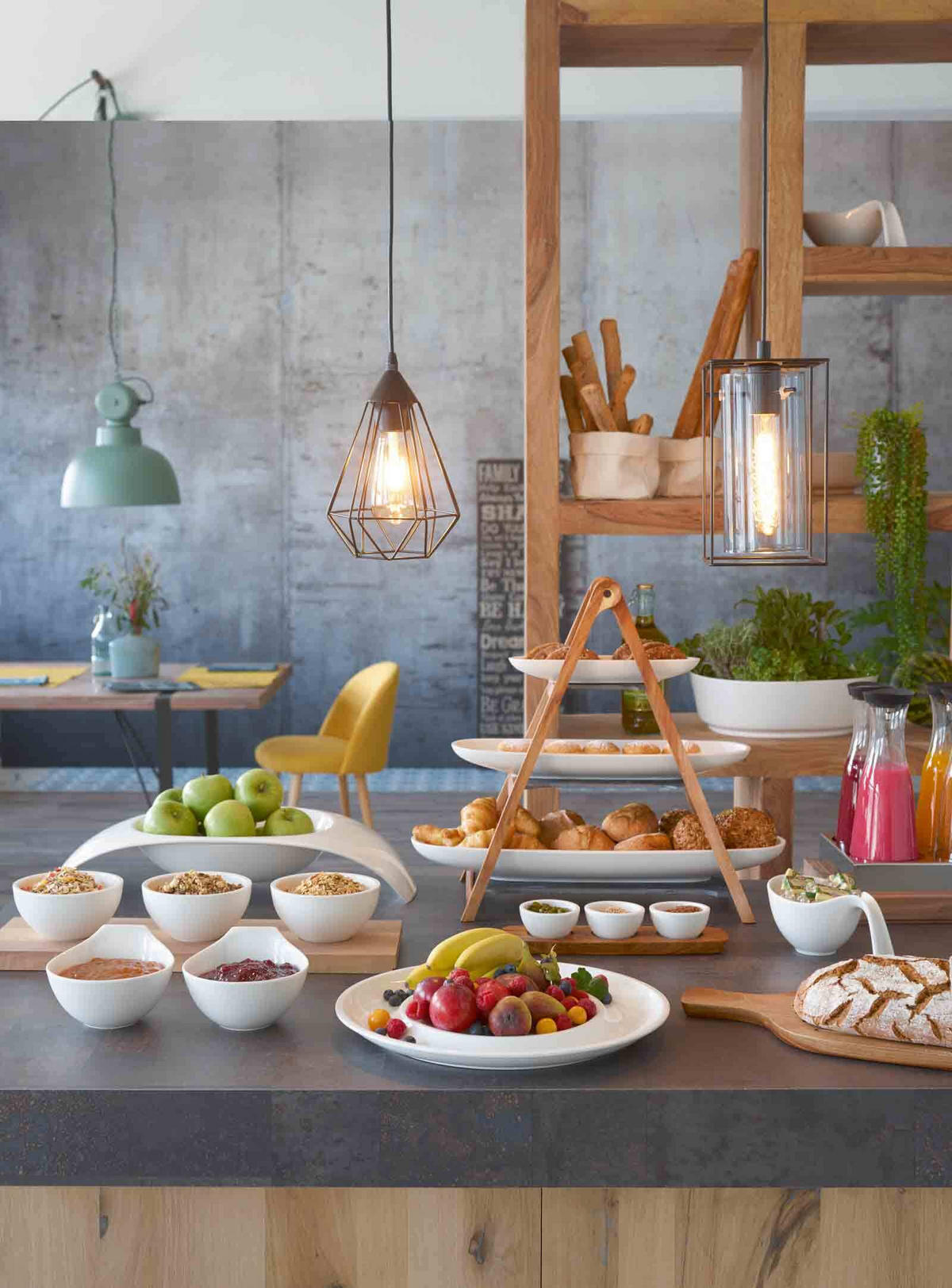 FRÜHSTÜCKS-SET Royal weiß 6er Set - Weiß, Keramik (1/1/1cm) - Villeroy & Boch