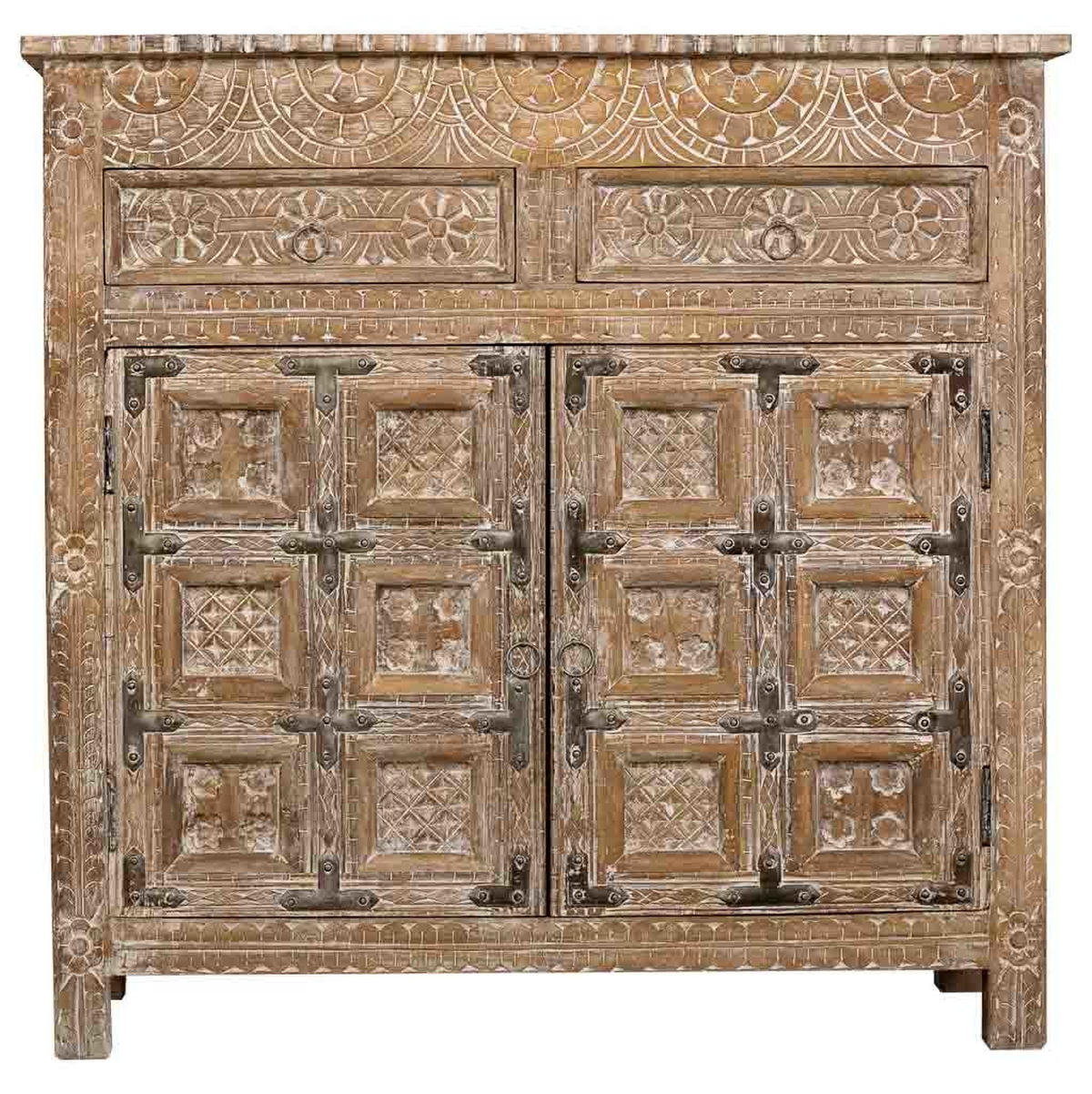 SIDEBOARD aus Holz 92x40x90 cm - Weiß, Holz (92/90/40cm) - Wanderlust