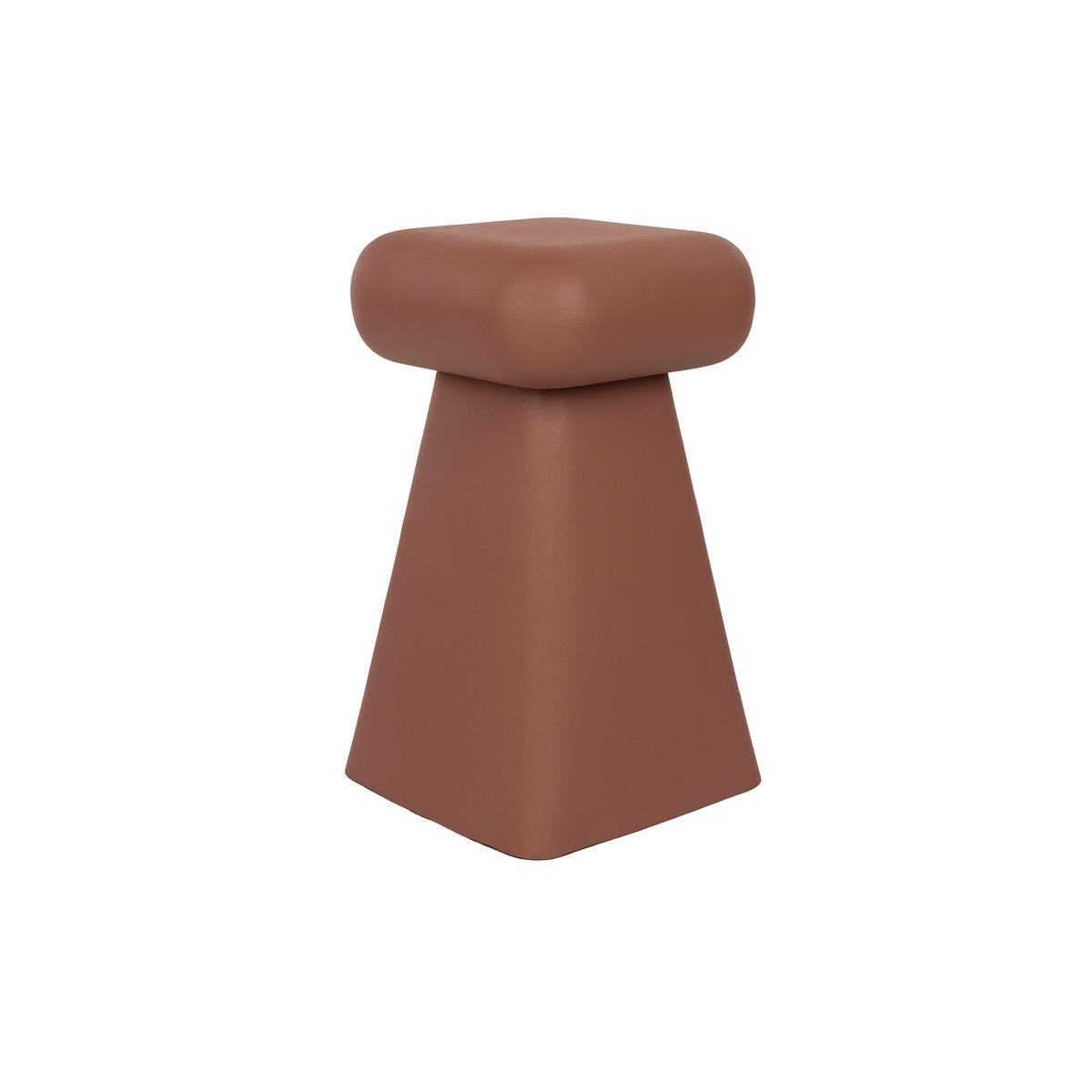 BEISTELLTISCH Earth Terra/ Rot - Rot, Metall (29.5/29.5/51cm) - Zuiver