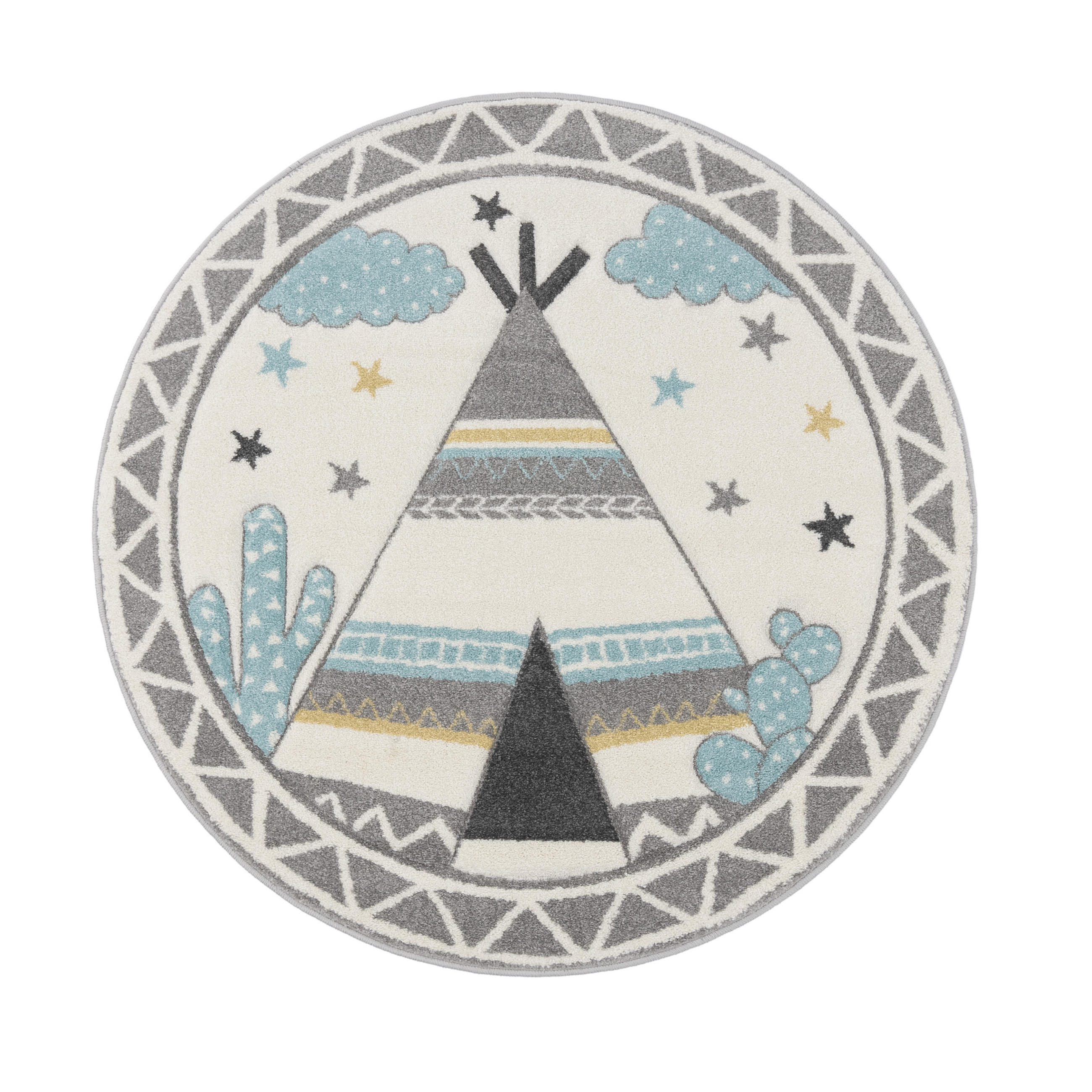 KINDERTEPPICH 120/120 cm Ela 215 - Creme, Textil (120/120cm) - Paco Home