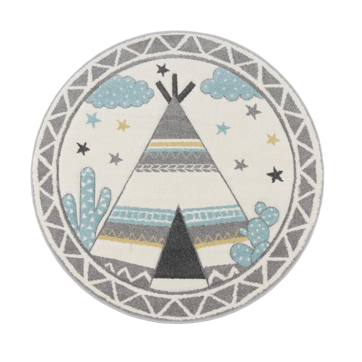 KINDERTEPPICH 120/120 cm Ela 215 - Creme, Textil (120/120cm) - Paco Home