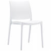 STUHL Weiß 45x82x53cm - Weiß, Kunststoff (45/82/53cm) - AlterEgo