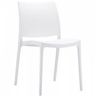 STUHL Weiß 45x82x53cm - Weiß, Kunststoff (45/82/53cm) - AlterEgo