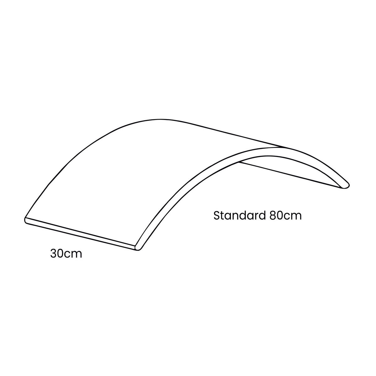 BALANCIERBRETT für Kinder 80x30cm, Balance Board, Naturholz - Naturfarben, Holz (30/18/80cm) - MeowBaby