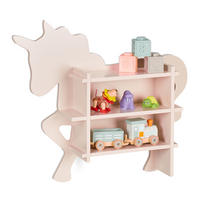 KINDERREGAL - Rosa, Holzwerkstoff (66/54.5/13cm) - Relaxdays