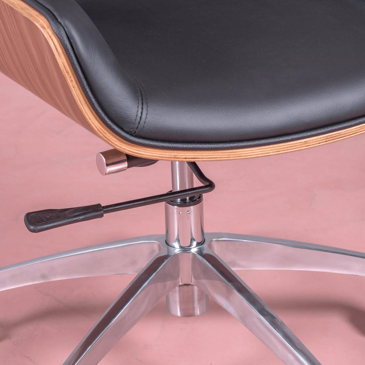 BÜROSTUHL Textil Schwarz - Schwarz, Textil (60/88/60cm) - Nest Dream