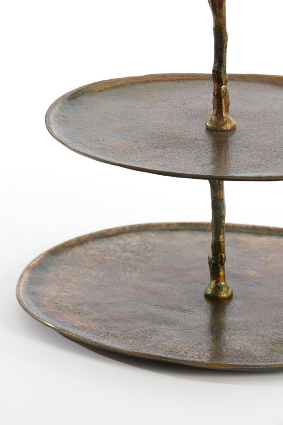 ETAGERE Tresa Bronze Ø35/45 cm - Bronzefarben, Metall (35/45cm) - Light & Living