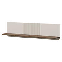 WANDBOARD Marly RE19 - Kaschmir/Nussbaumfarben, Holzwerkstoff (120/30/22cm) - MIRJAN24