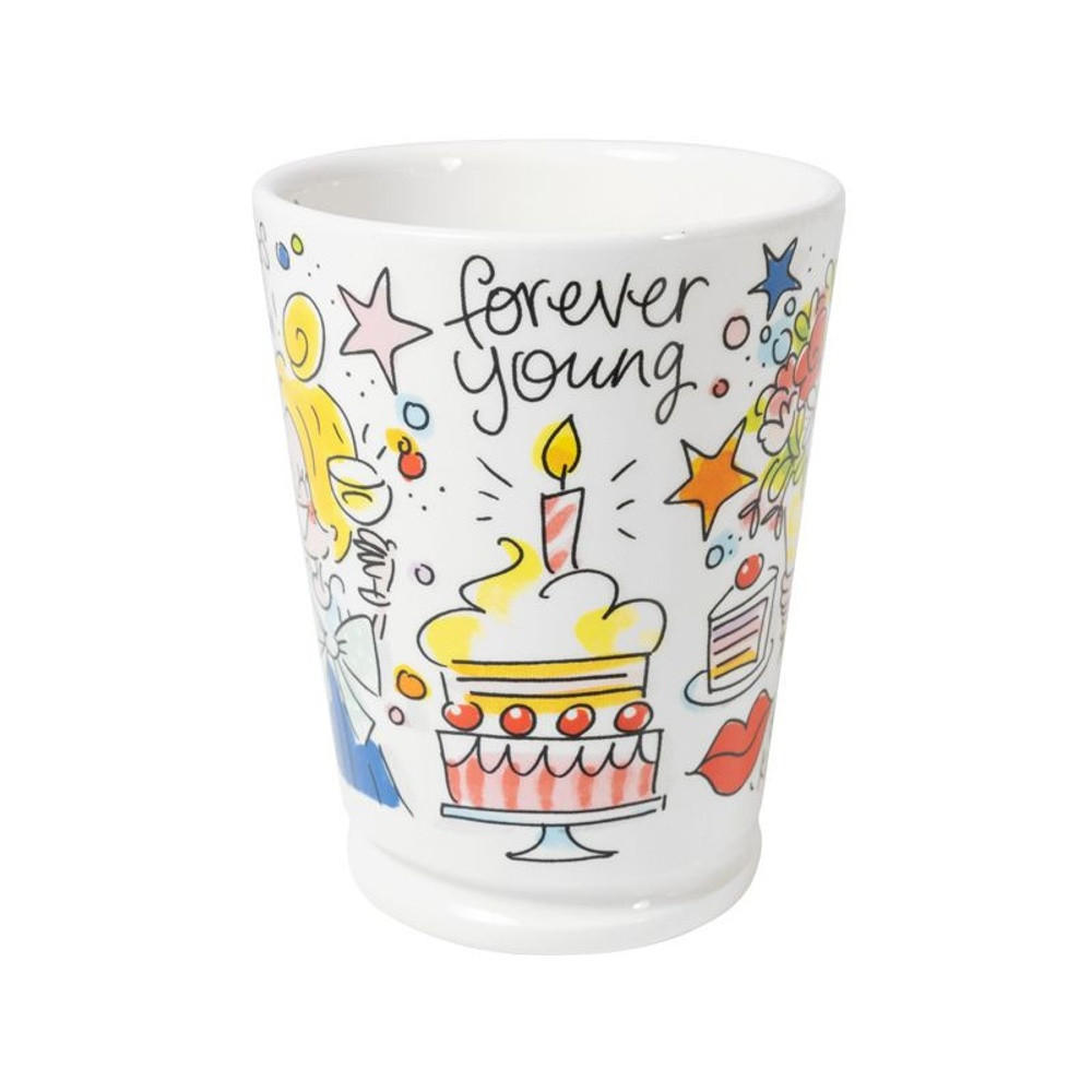 XL-BECHER Forever Young in Bunt - 500 ml - Multicolor, Keramik (0.5L) - Blond Amsterdam
