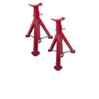 UNTERSTELLBOCK klappbar, 2t Tragkraft, 2er-Set - Rot, Metall (10/10/28.5cm) - Westfalia