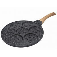 PFANNKUCHENPFANNE Schwarz 43/26/2 cm KS5118 - Schwarz, Metall (26cm) - Krisberg 
